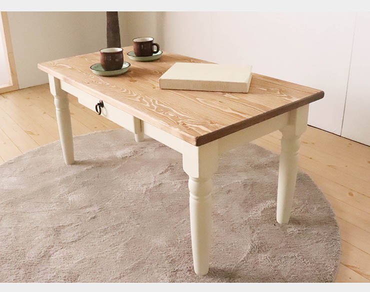 テーブル ローテーブル センターテーブル フレンチ カントリー風