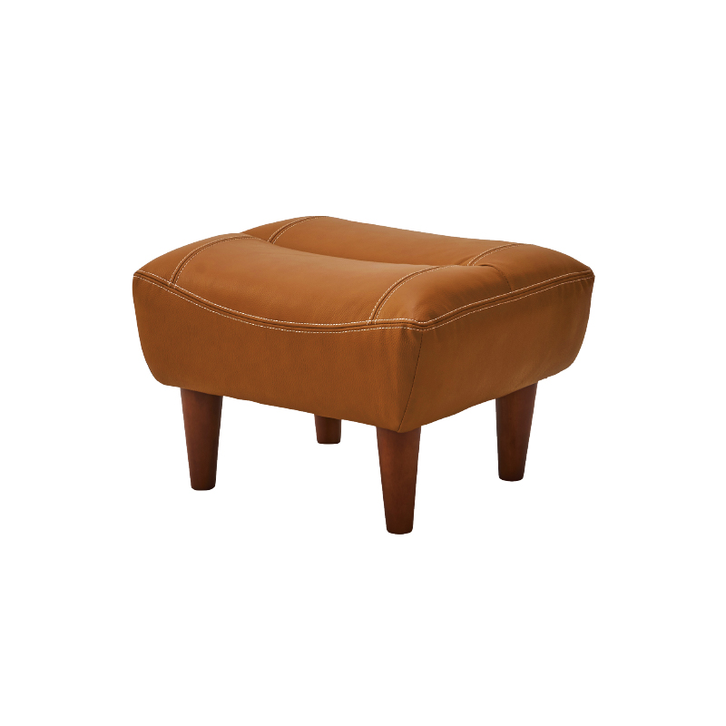 関家具 ソファ レザー おしゃれ オットマン スツール コンパクト 木脚