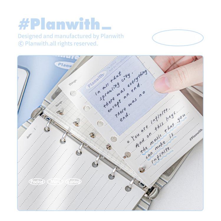 A6 / A7 対応】Planwith プランウィズ ポケットバインダー専用リフィル