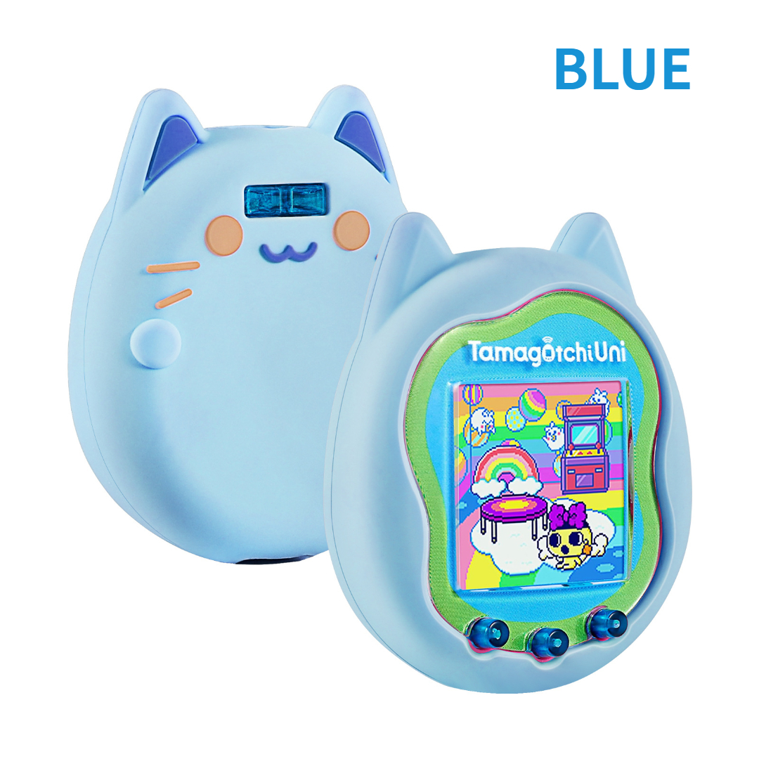 たまごっち uni ケース ユニ ブルー ピンク カバー シリコンケース