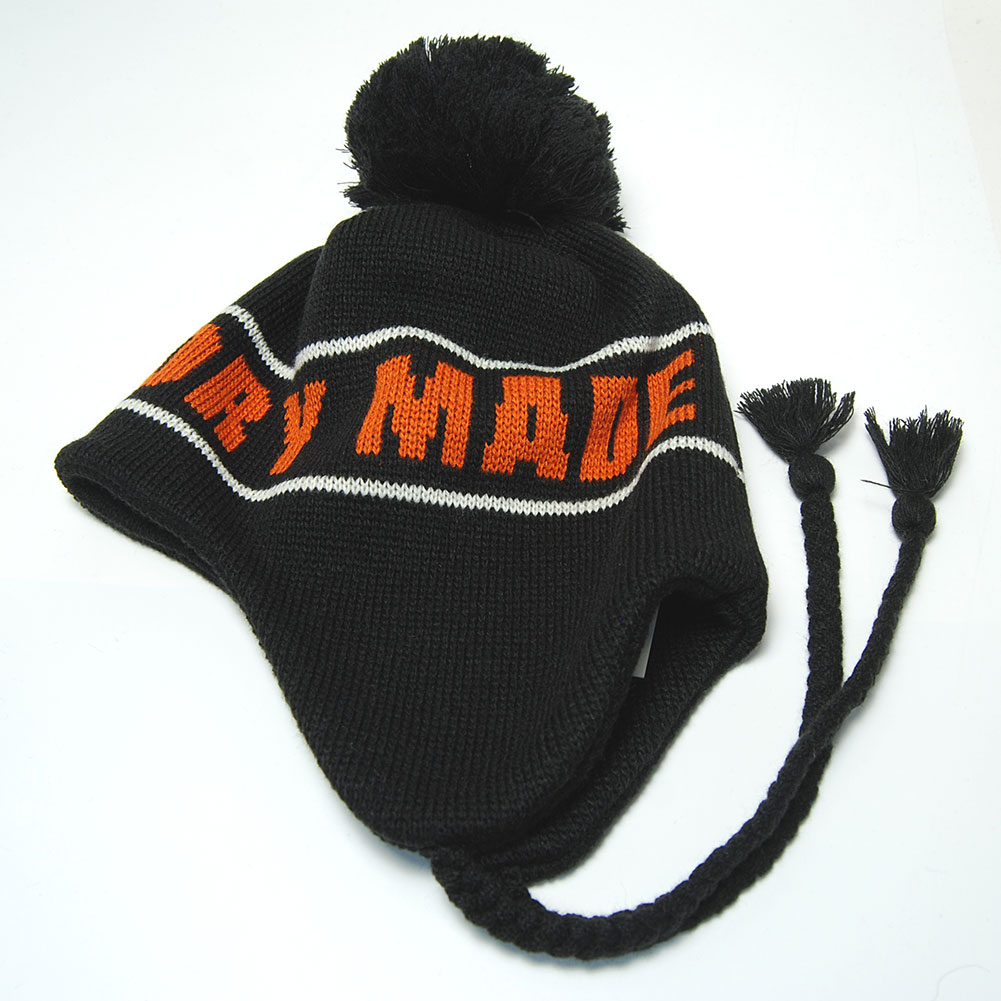 THE FACTORY MADE（ザファクトリーメイド） 帽子 ポンポン付きニット