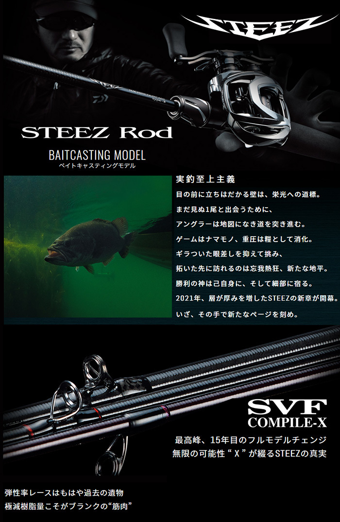 DAIWA（ダイワ） スティーズ [STEEZ] 【KING VIPER】SC C69MH 254406