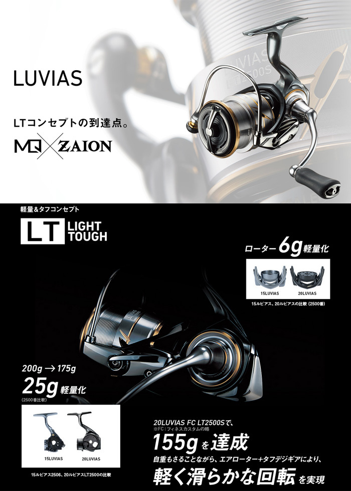 DAIWA（ダイワ） 20 ルビアス [LUVIAS] LT 2500 276412 スピニング