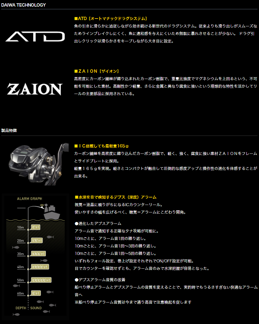 DAIWA（ダイワ） 20 TIERRA IC ティエラ IC 100L 157660 : カツキ