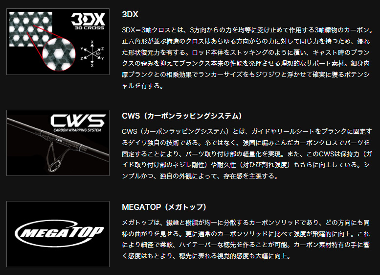 DAIWA（ダイワ） スティーズ [STEEZ] SC C69M＋ -ST FIRE WOLF 066733