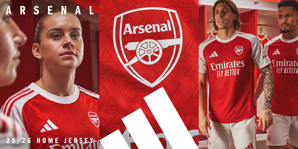 adidas（アディダス） アーセナル 25-26 ホーム 長袖レプリカ