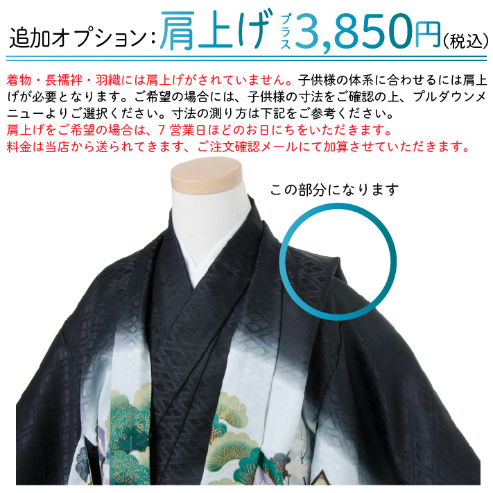 七五三 着物 男の子 五歳 羽織袴セット 市松模様 緑 黒 アニメ 753 五