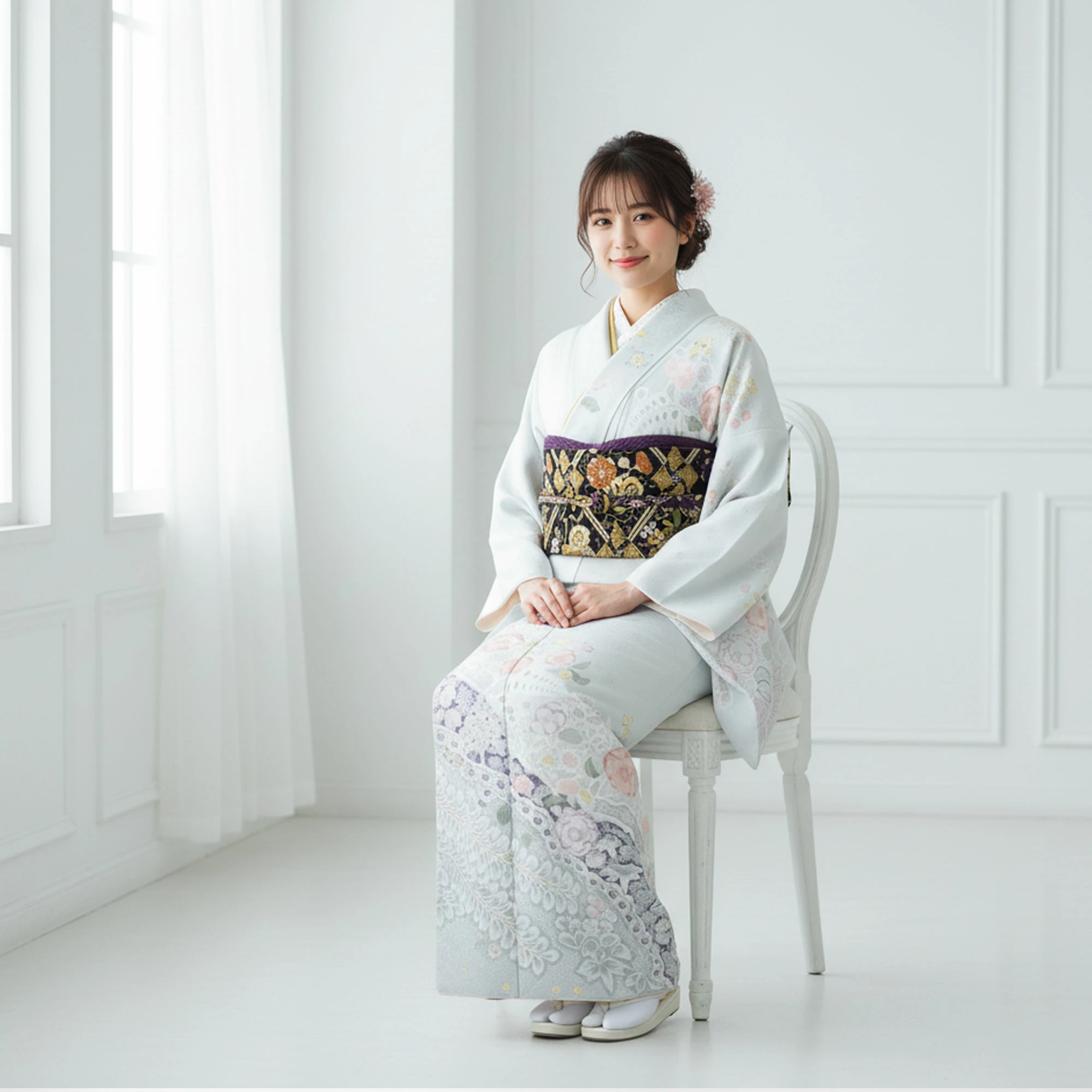 NISHIORI 訪問着 レンタル 着物レンタル 貸衣装 フルセット 入学式