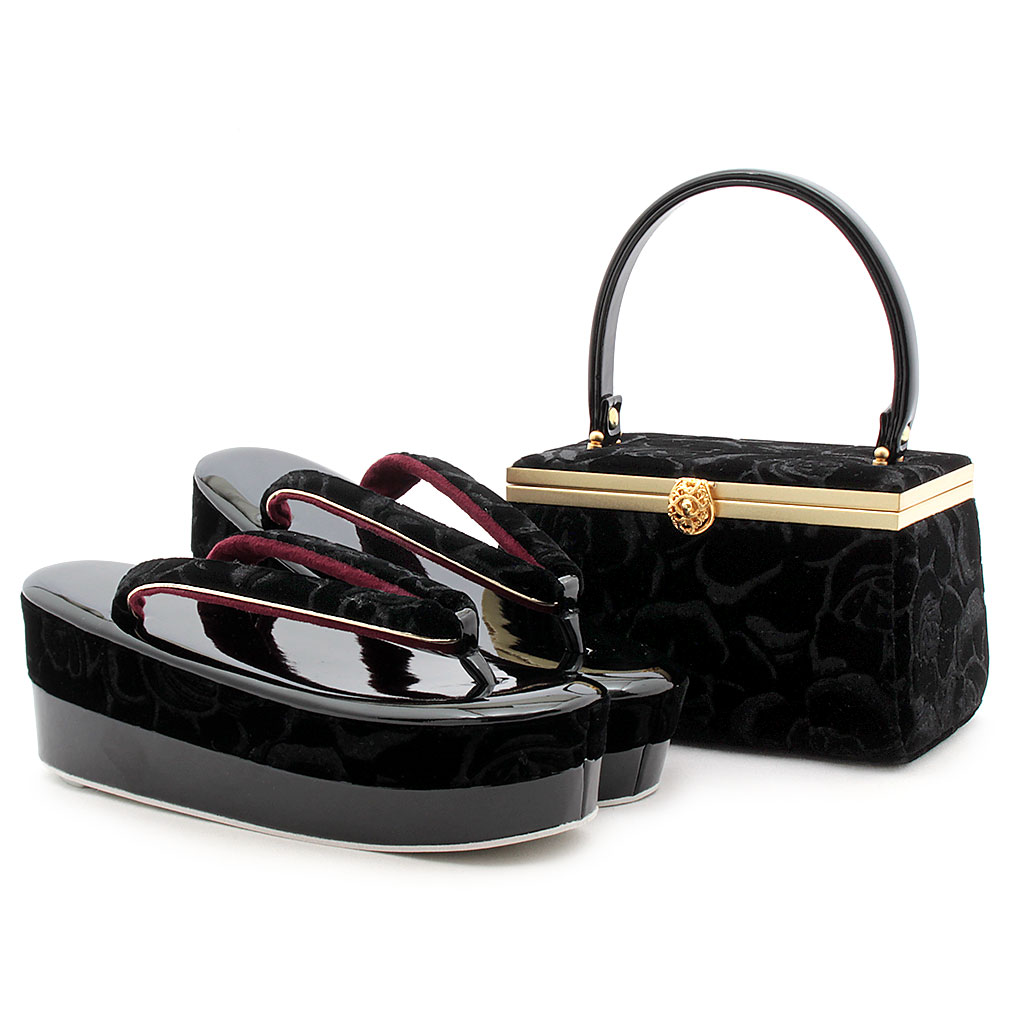 Kisste（キステ） 草履バッグセット 成人式 振袖 フリー Lサイズ 赤 白