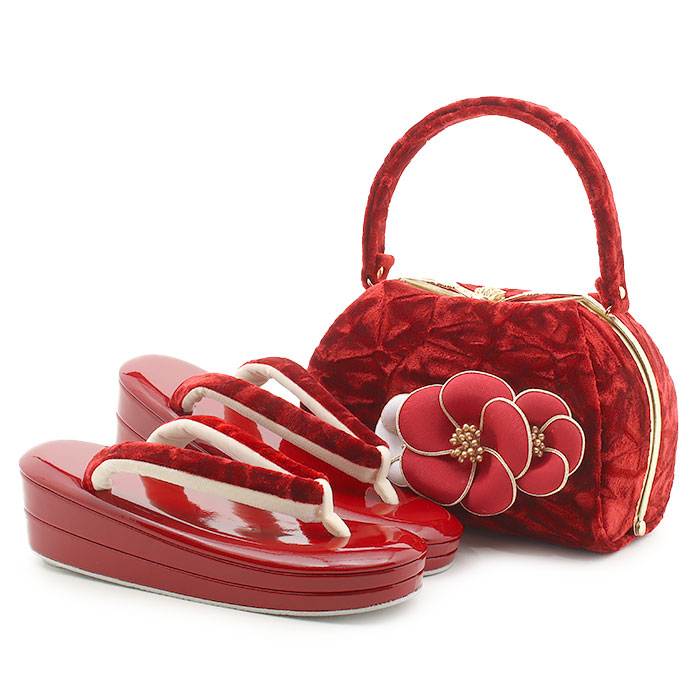 Kisste（キステ） 草履バッグセット 成人式 振袖用 成人用 紗織 S L