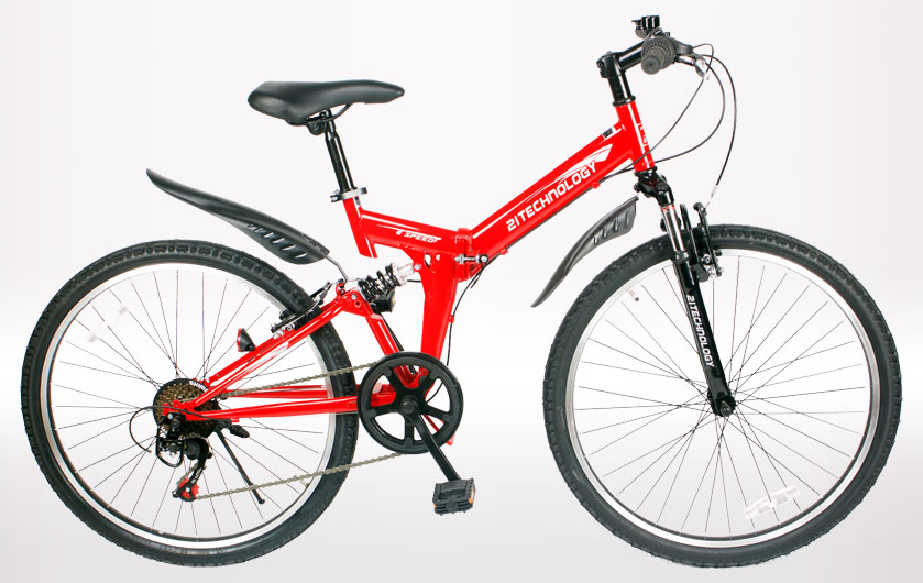 21Technology マウンテンバイク 26インチ 自転車 シマノ製6段変速