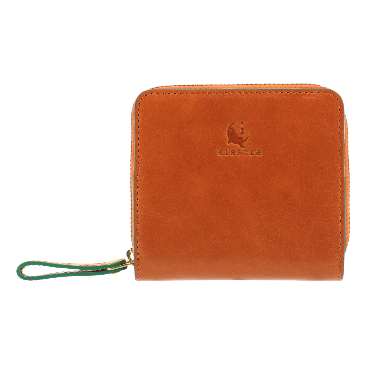 kissora（キソラ） 二つ折り財布 ラウンドファスナー アテネ