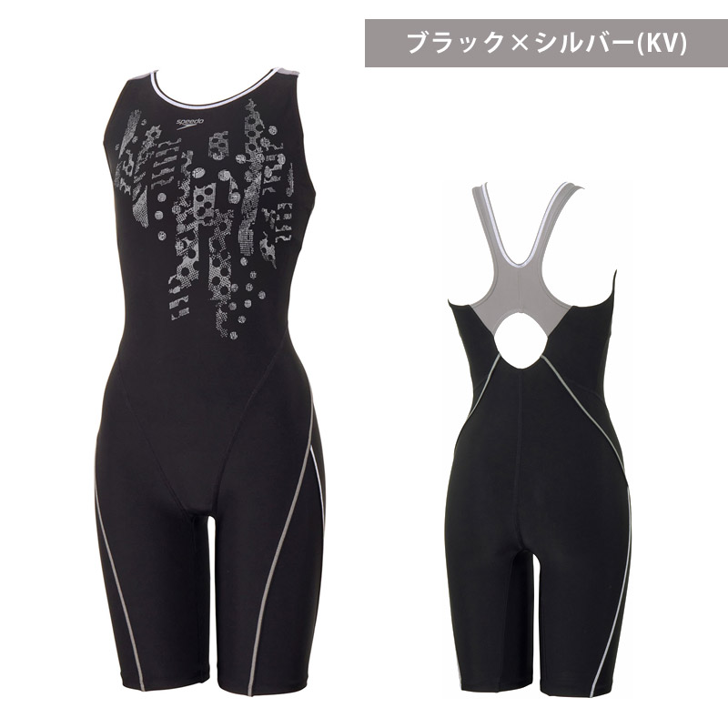 SPEED 新品 水着 スピード 水着 スーツ ブラック シルバー speedo