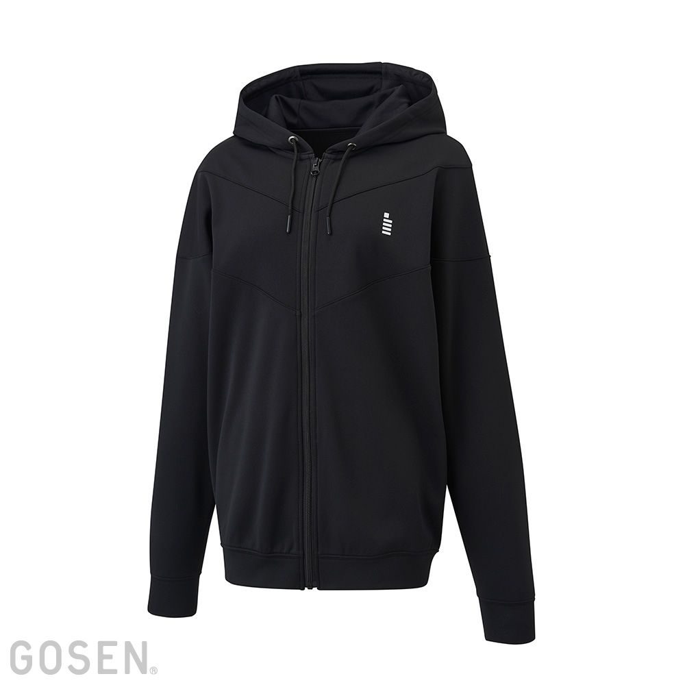 GOSEN フード付き中綿ジャケット ブラック Lサイズ GOSEN フード付き