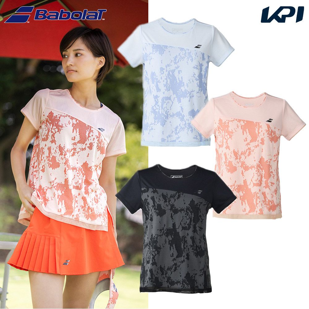 Babolat（バボラ） テニスウェア レディース PLAY SHORT SLEEVE SHIRT