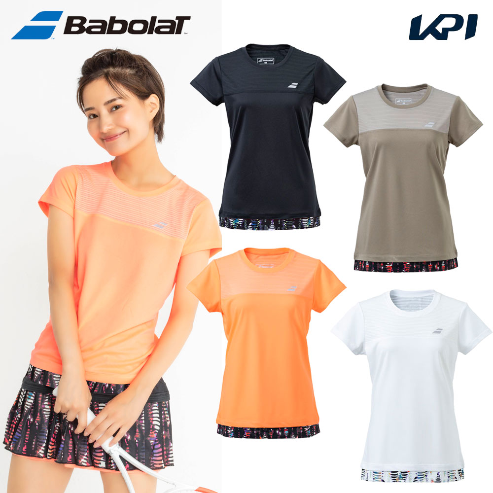 Babolat（バボラ） テニスウェア レディース PURE SHORT SLEEVE SHIRT