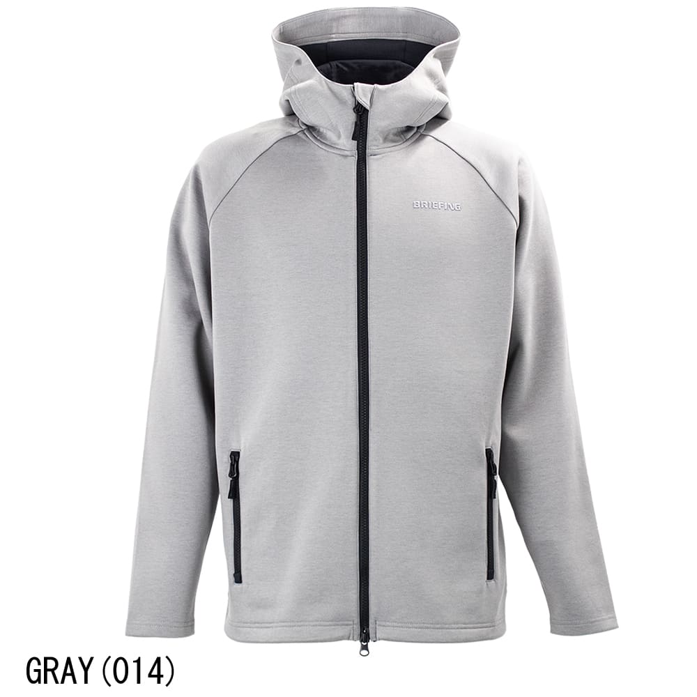 BRIEFING フリースジャケット ダブルジップ ロゴ ゴルフ L オリーブ