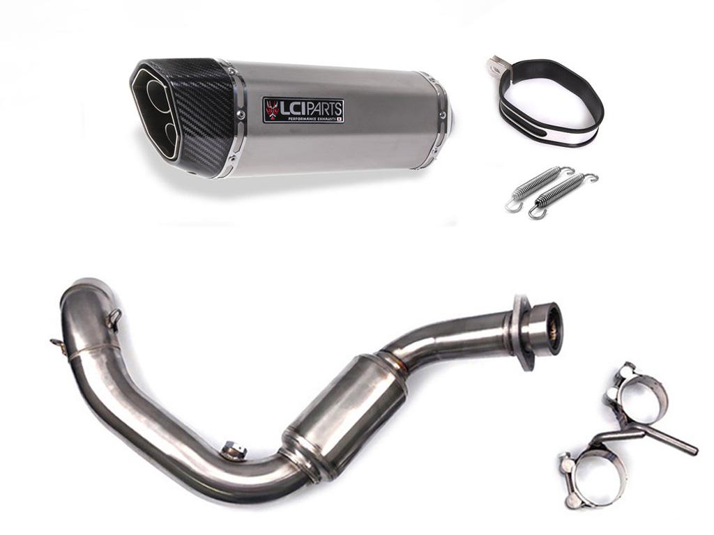 BMW G310R G310GS 2016-2024 LCIPARTS ツインエンド ステンレス フル