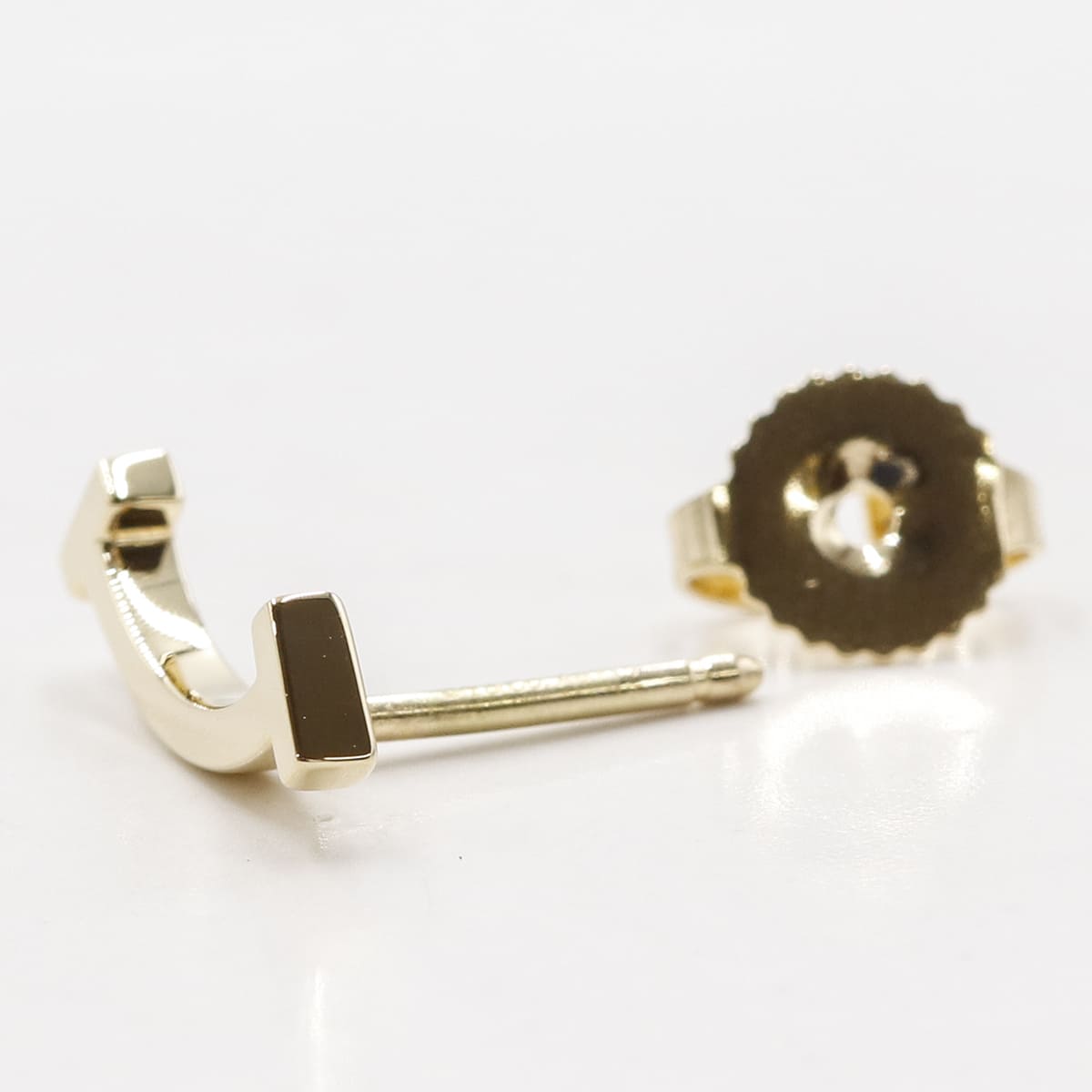 ティファニー ピアス k18 Tスマイル イエローゴールド K18YG 63055352