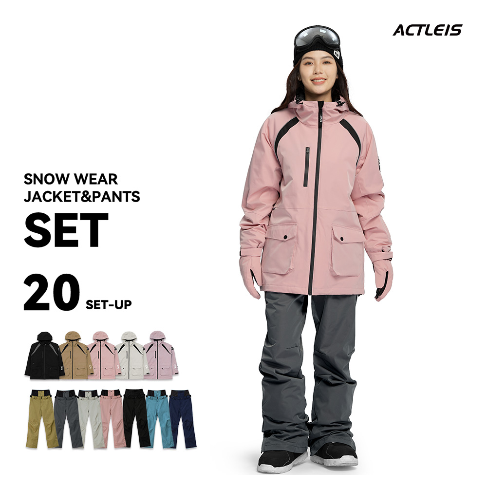 ACTLEIS（アクレイス） スキーウェア スノーボードウェア レディース
