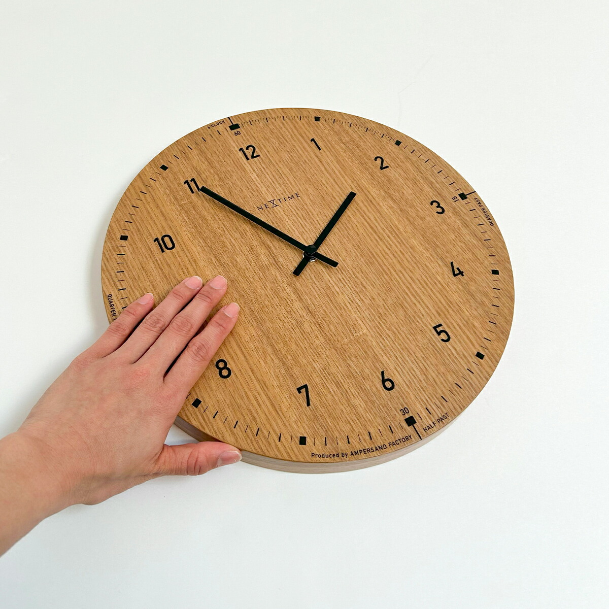 壁掛け時計 おしゃれ 静音 北欧 掛け時計 音がしない 壁掛け 時計 木製