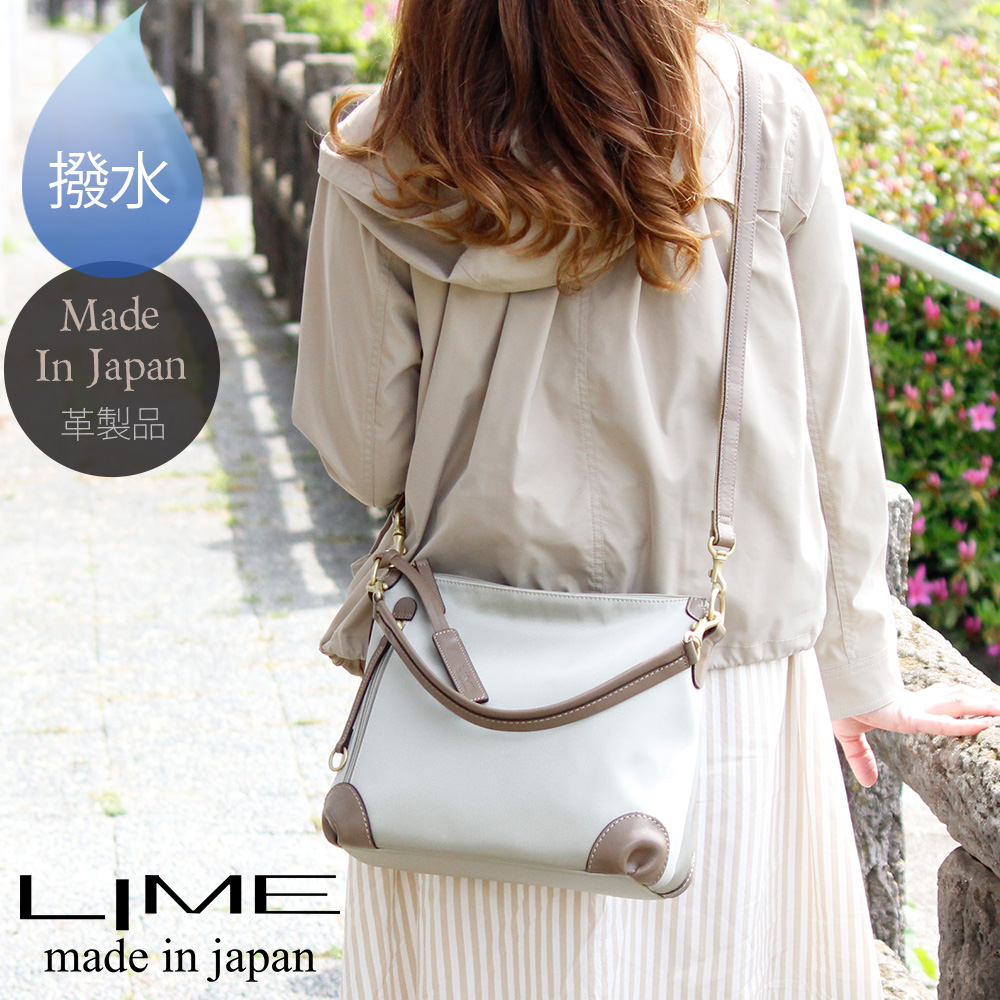 LIME made in japan ショルダーバッグ レディース 軽い 人気 軽量 斜