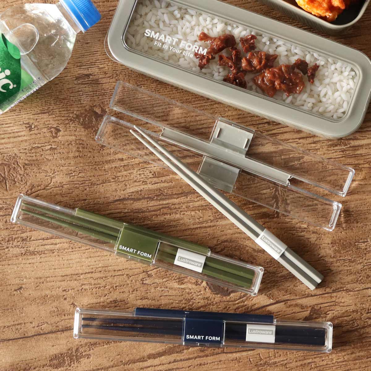 箸箱セット 19.5cm とっても強いケース入り （ 箸 箸箱 お箸 箸ケース