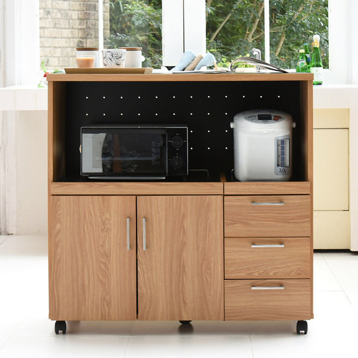 JK-PLAN（ジェイケイ・プラン） レンジ台 幅90cm キッチンラック