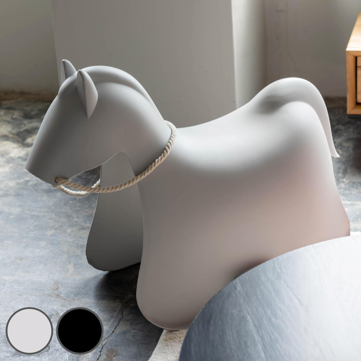 東谷 スツール ホース スタッキング 軽量 子ども用チェア 馬 （ イス