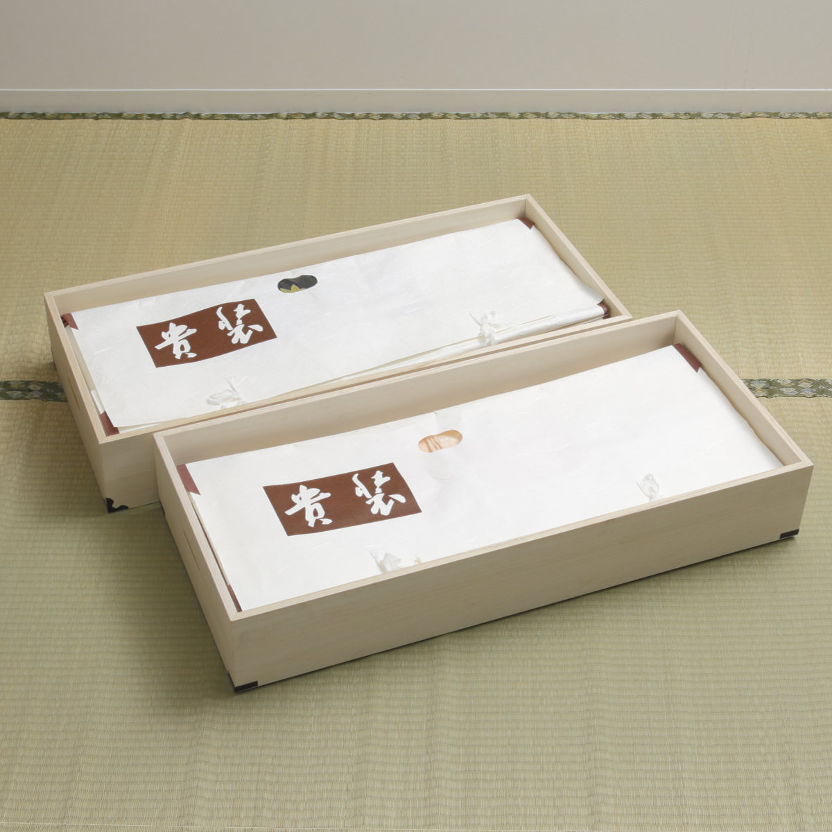 桐 衣装ケース 衣装箱 深型2段 91cm 日本製 （ 完成品 桐衣装箱 天然木
