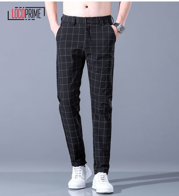 ゴルフパンツ メンズ ゴルフウェア チェック柄パンツ ストレッチ