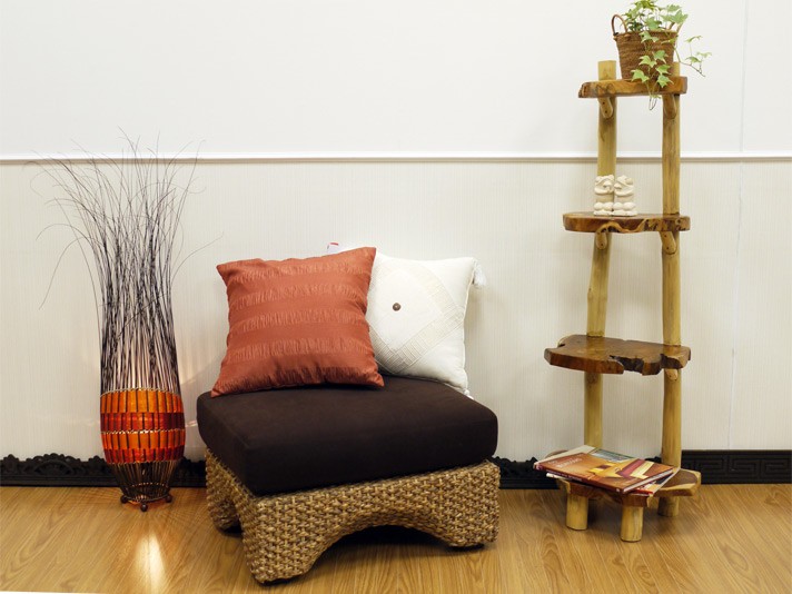 ディスプレイラック 棚 4段 アジアン家具 チーク無垢材 おしゃれ 木製