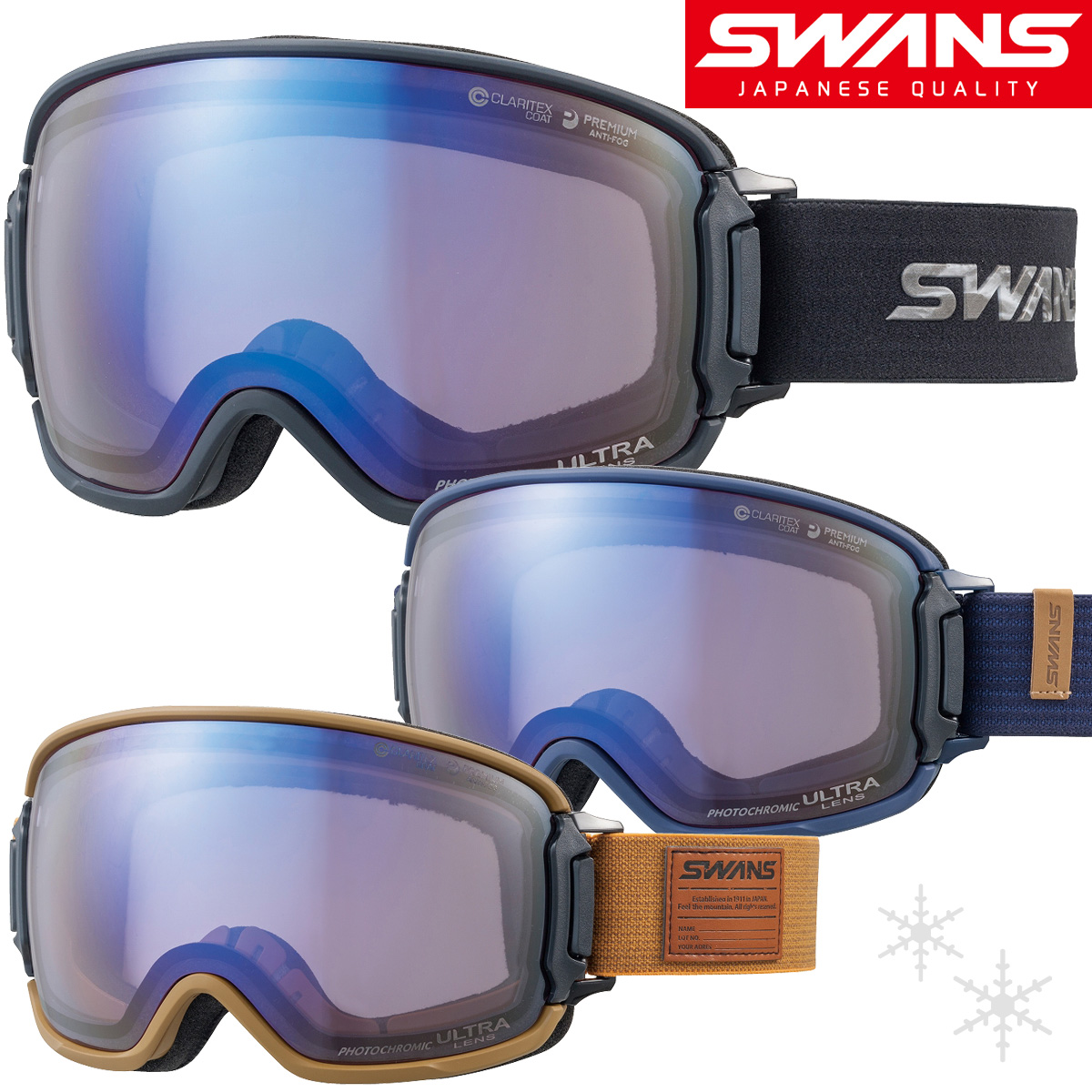 ゴーグル スキー スノーボード RIDGELINE専用 スペアレンズ リッジ