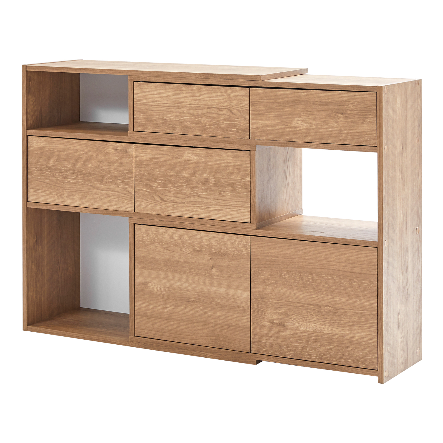 LOWYA（ロウヤ） リビング 収納 棚 伸縮 オープン収納 オープンラック