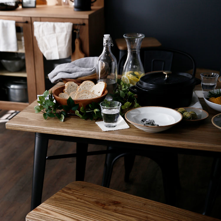 LOWYA（ロウヤ） ダイニングテーブル リビングテーブル 140cm 75cm