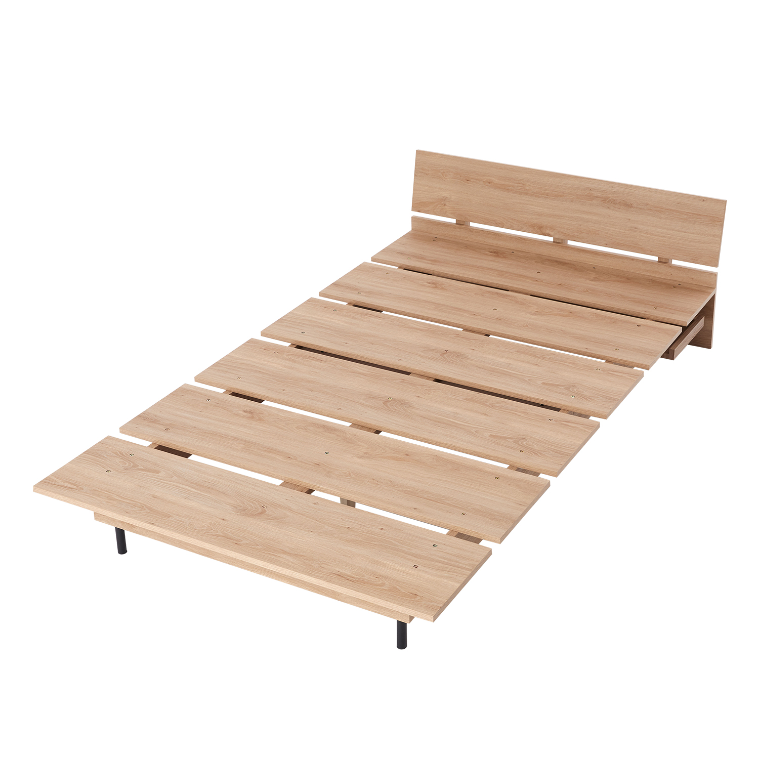 LOWYA（ロウヤ） ベッドフレーム シングル フレーム単品 ベッド