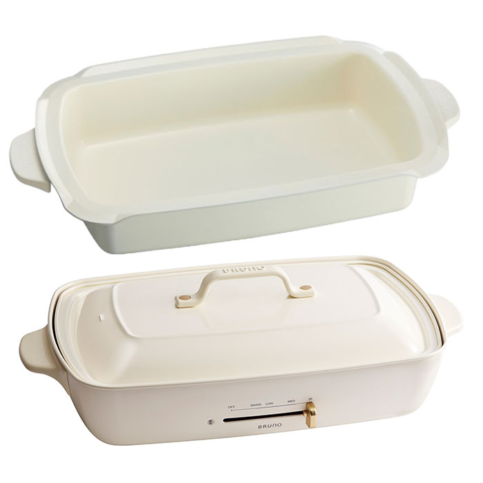 BRUNO（ブルーノ） ホットプレート グランデサイズ 深鍋 セット おまけ