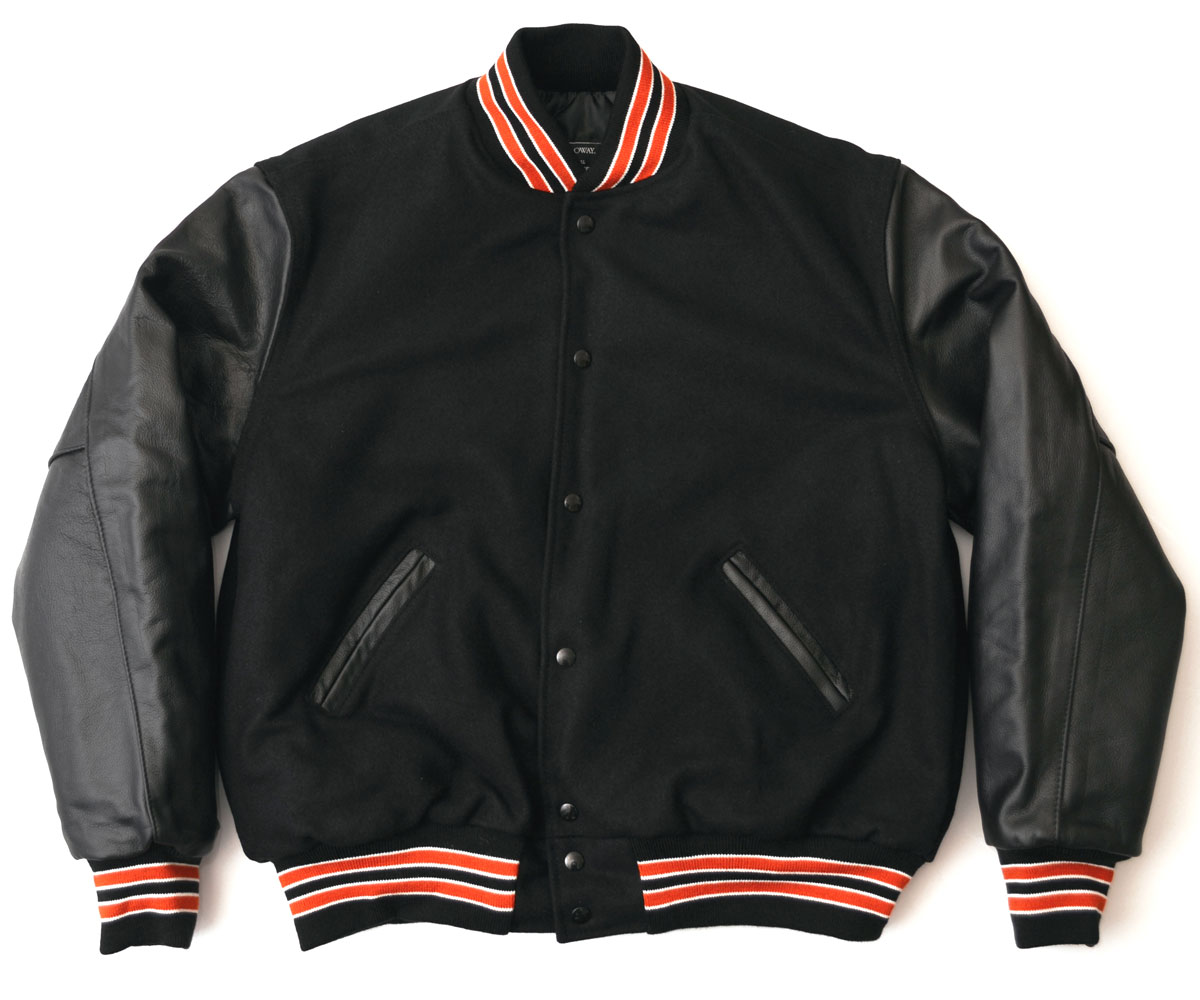 HOLLOWAY レザー/メルトン スタジャン 34色展開 ［VARSITY］スタジアム