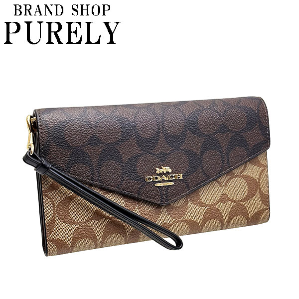 COACH（コーチ） 国内発送 財布 レディース 長財布 シグネチャー