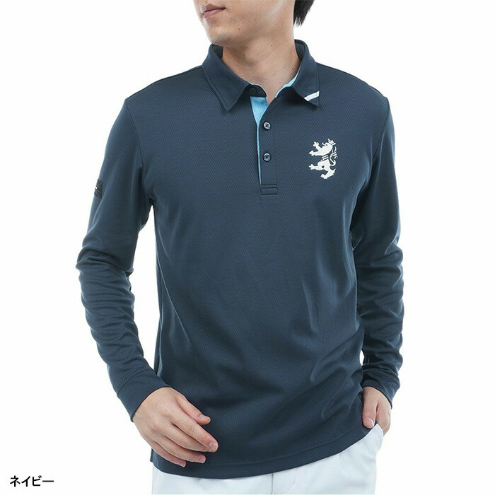Admiral（アドミラル） ゴルフ 長袖 ポロシャツ カラタッチ 長袖シャツ