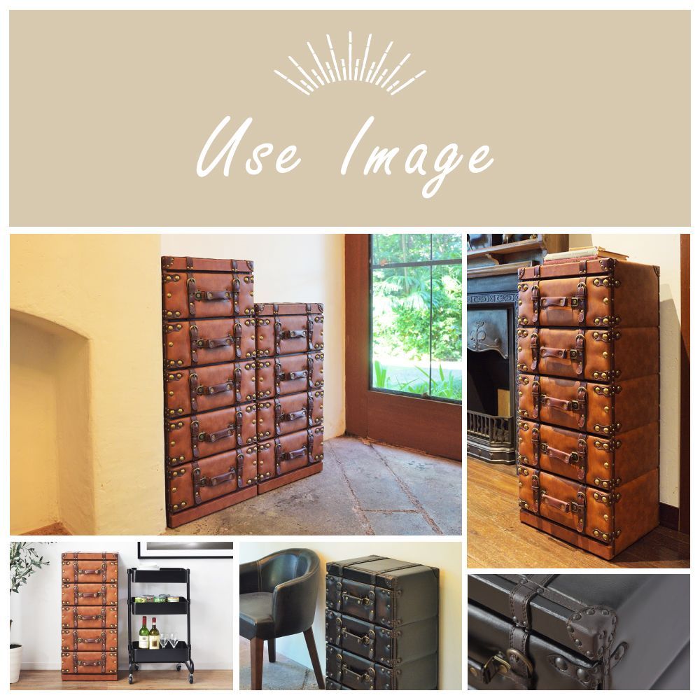 東谷 チェスト 収納ケース 5段 引き出し収納 幅41cm 収納家具