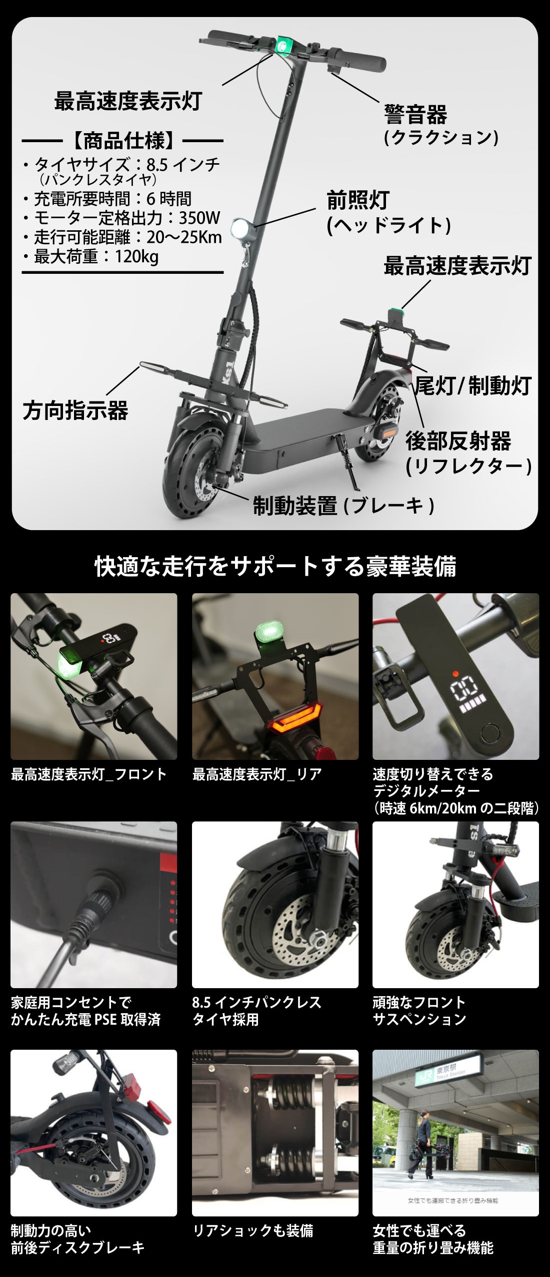 大阪万博 採用モデル eXs(エクス) 【セット品】電動キックボード eXs 1