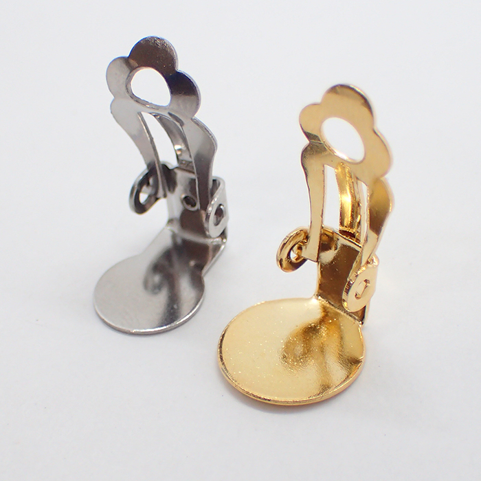 ステンレス製 蝶バネ イヤリングパーツ (11) 8mm /10mm 10個売り