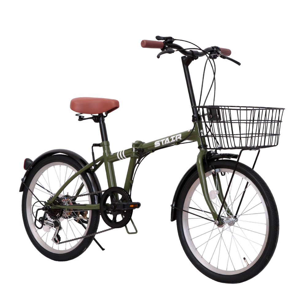 折りたたみ自転車 20インチ シマノ6段変速ギア 折畳み 自転車 折り畳み