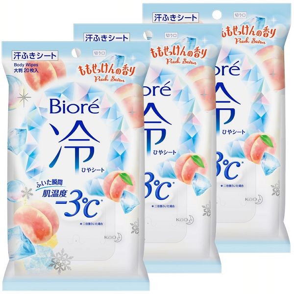 Kao（花王） 汗拭きシート ビオレ 冷タオル ボディシート ビオレ冷