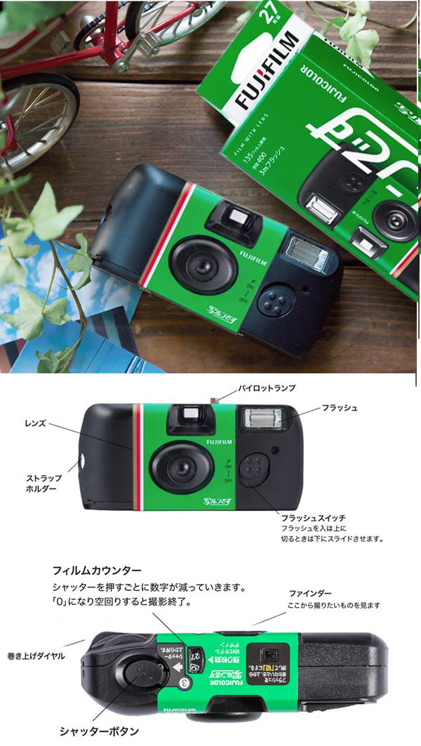 写ルンです 【3個セット】写ルンです 27枚撮 富士フイルム 写るんです
