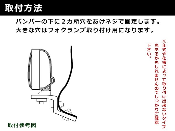 UDクオン フォグランプステー 2個セット デコトラ 200Φ アンドン