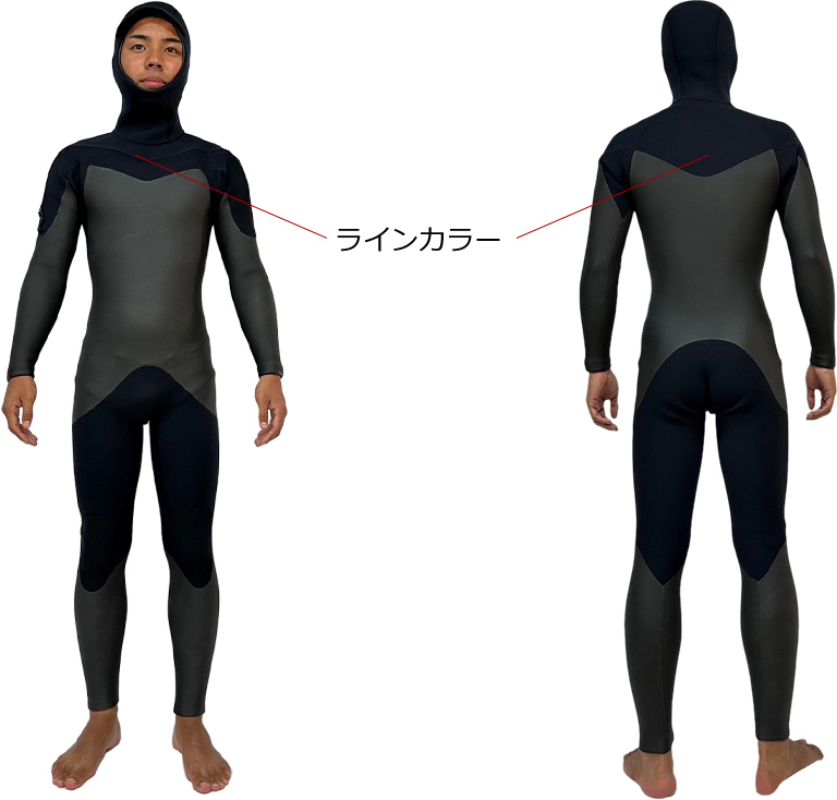 最新モデル フード付きセミドライ 極暖 最強 日本製 ロングチェストZIP