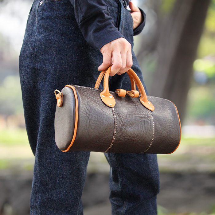 PORCO ROSSO（ポルコロッソ） 栃木レザー ミニボストン バッグ