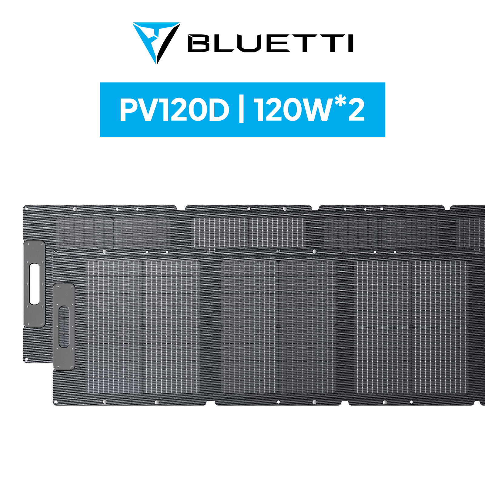 BLUETTI ソーラーパネル 120W 二枚セット 折り畳み式太陽光パネル 単